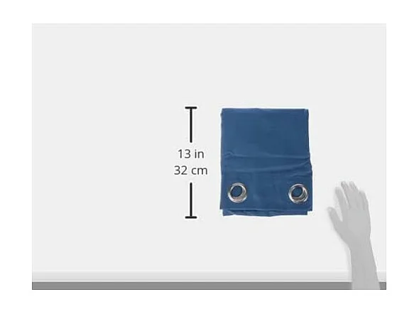 Rideau à Oeillets "Absolu" 140x260cm Bleu Indigo