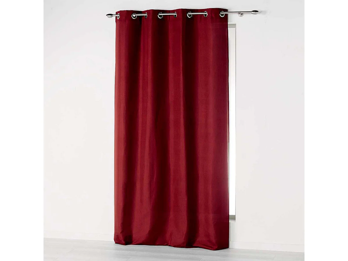 Rideau à Œillets "Absolu" 140x260cm Bordeaux
