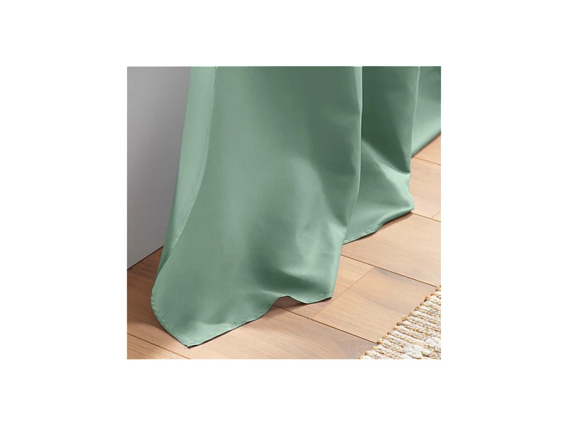 Rideau à Œillets "Absolu" 140x260cm Sauge