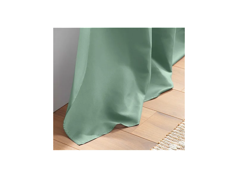 Rideau à Œillets "Absolu" 140x260cm Sauge