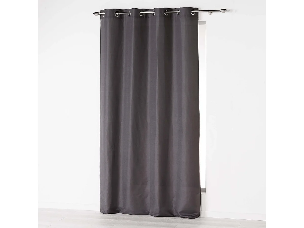 Rideau à Oeillets "Absolu" 140x260cm Anthracite