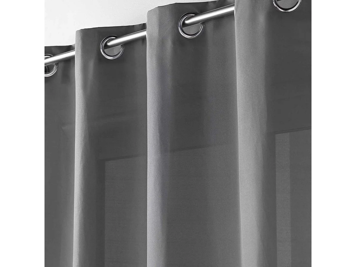 Rideau à Oeillets "Absolu" 140x260cm Anthracite
