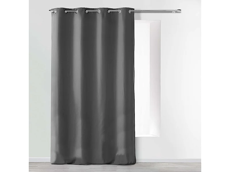 Rideau à Oeillets "Absolu" 140x260cm Anthracite