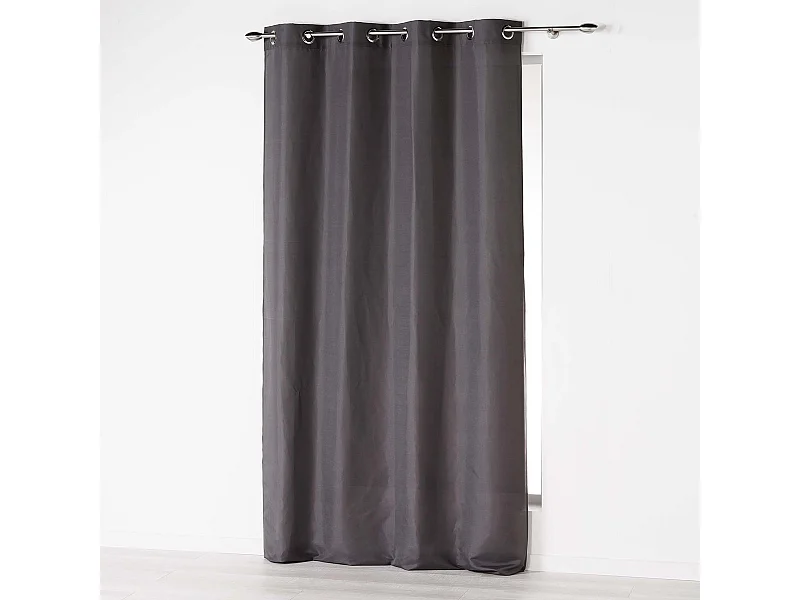 Rideau à Oeillets "Absolu" 140x260cm Anthracite
