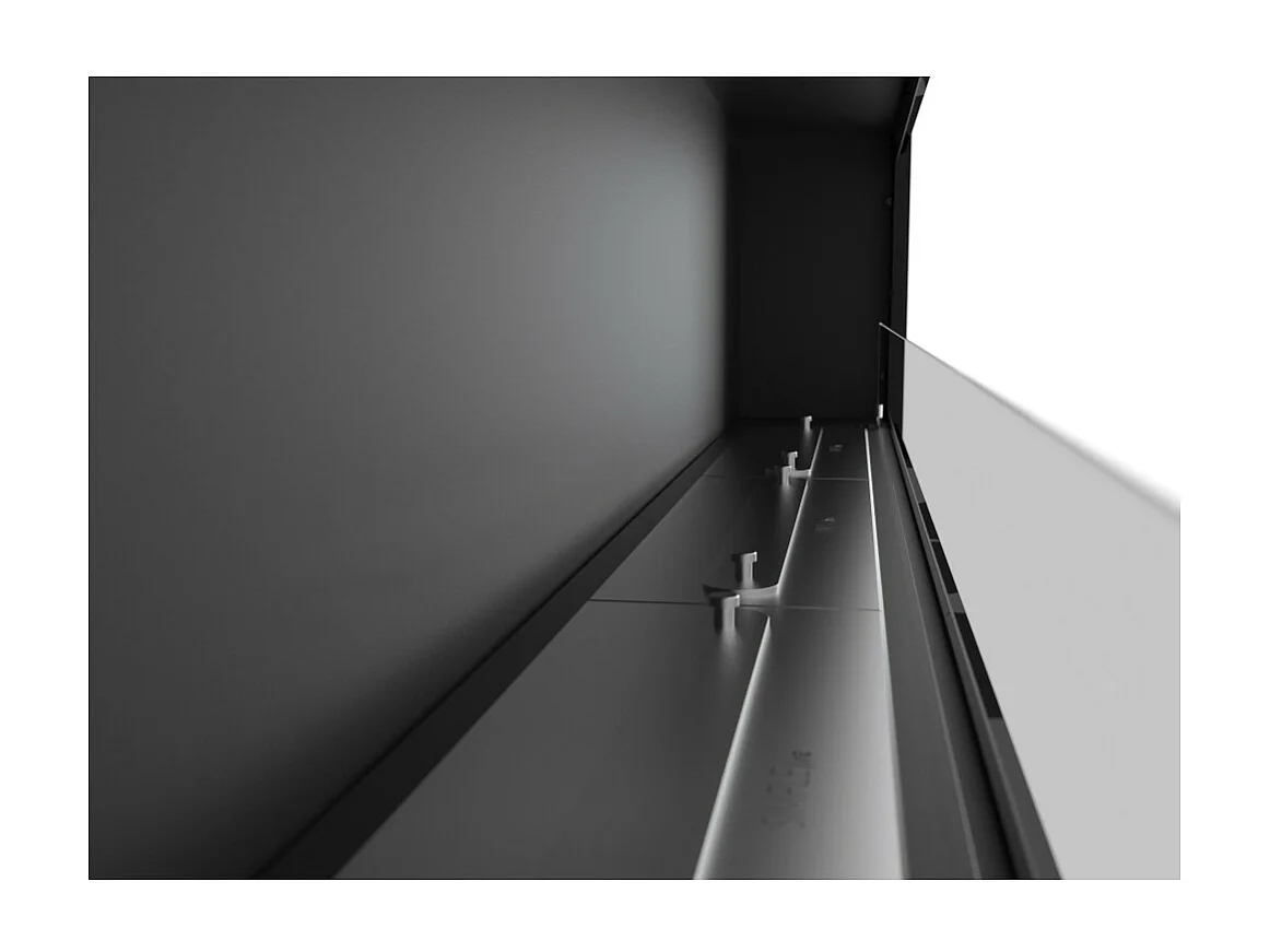 Frame 1800 SimpleFire Einbau-Bioethanolkamin mit weißem Glas