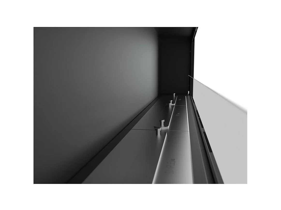Frame 1800 SimpleFire Einbau-Bioethanolkamin mit weißem Glas