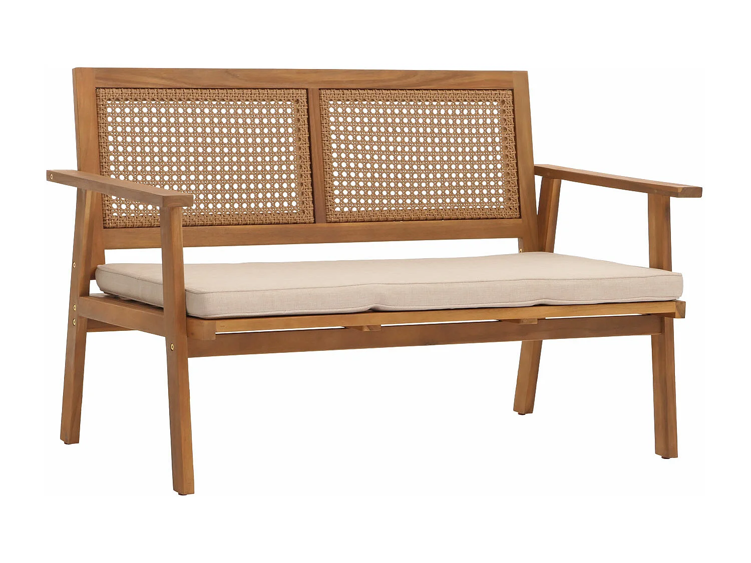 Ensemble de jardin MVG-N46 (4 pièces),  Coussin crème