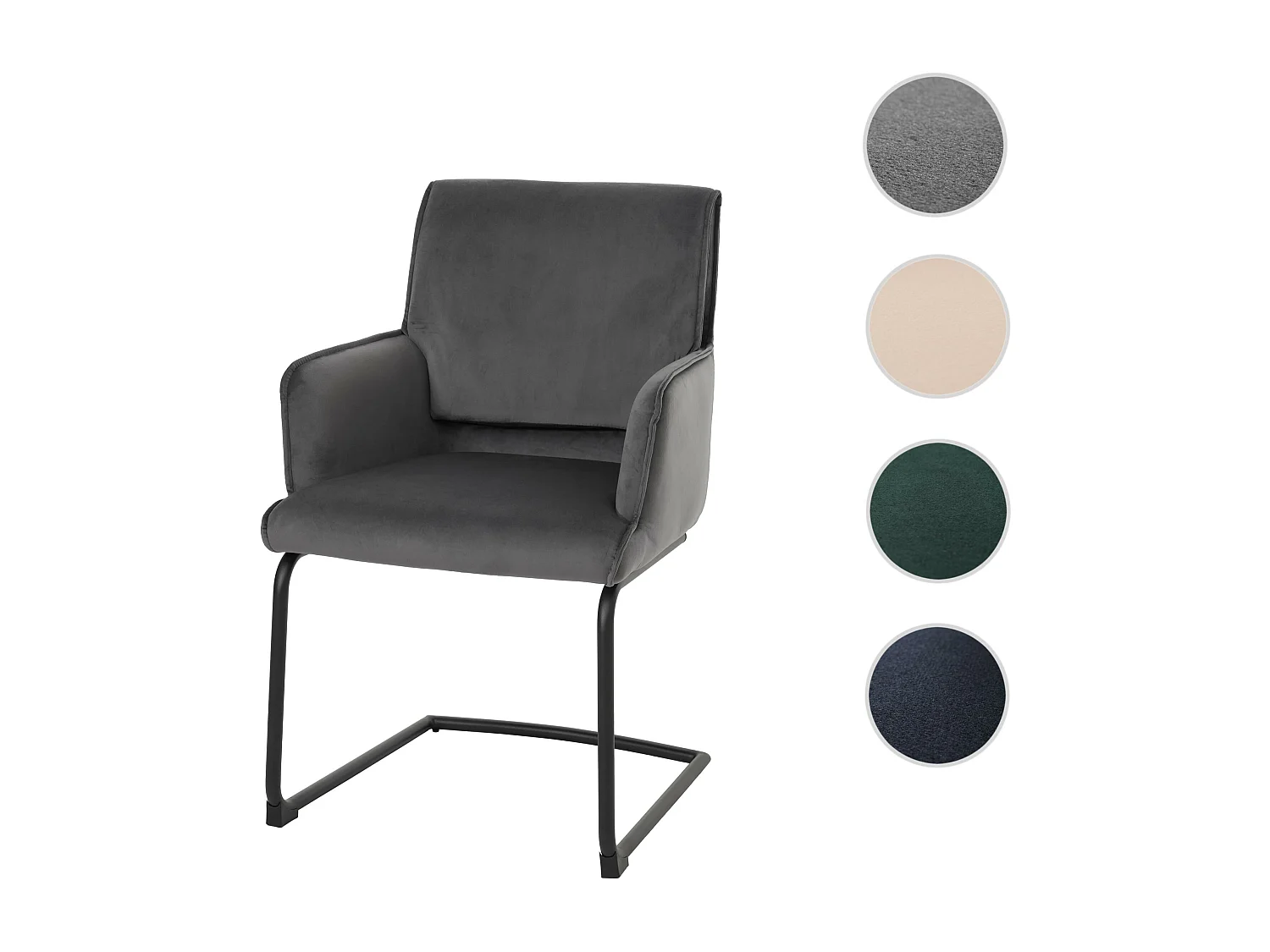 Freischwinger MCW-N60, Dunkelgrau