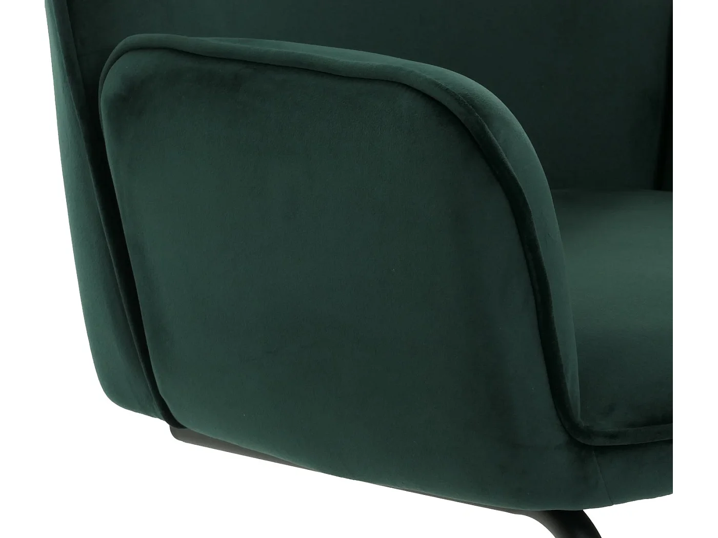 Cantilever chair MCW-G67,  green