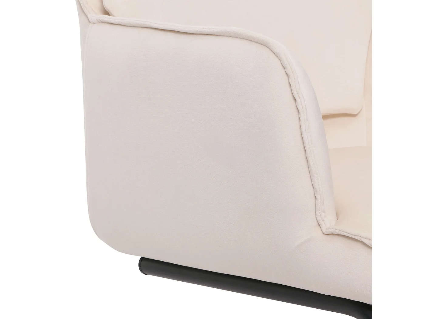 Cadeira cantilever MCW-N60,  bege-creme