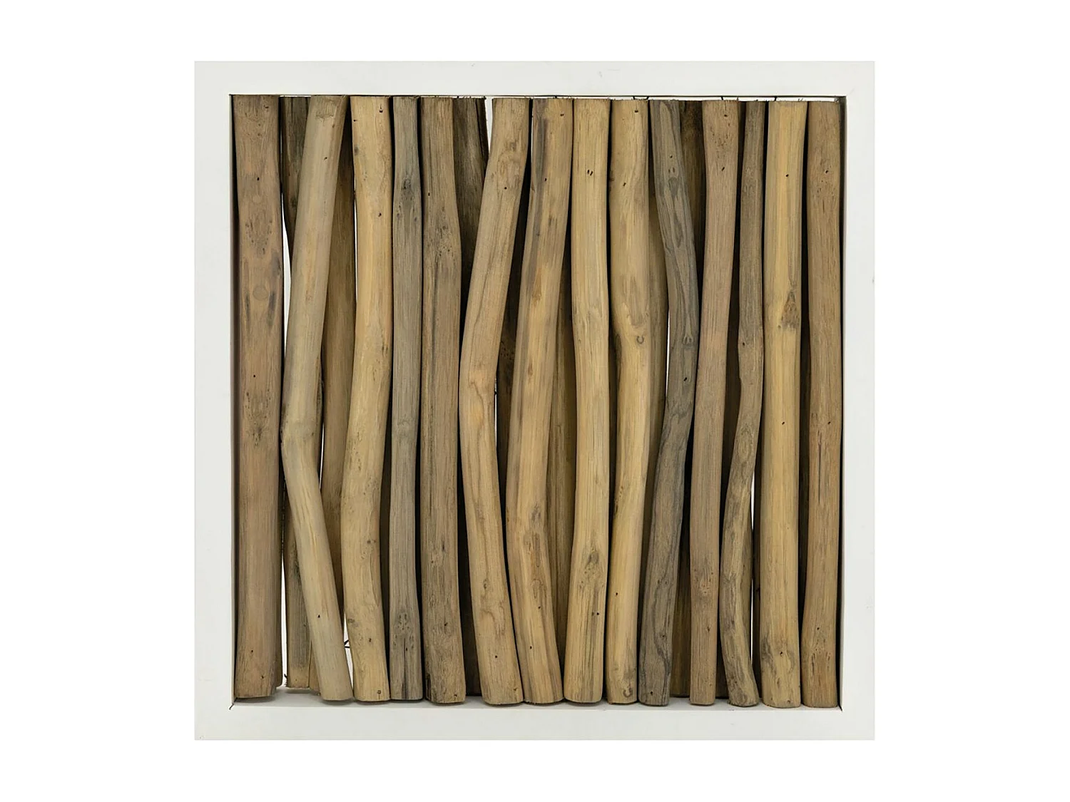 Décor mural branches de teck