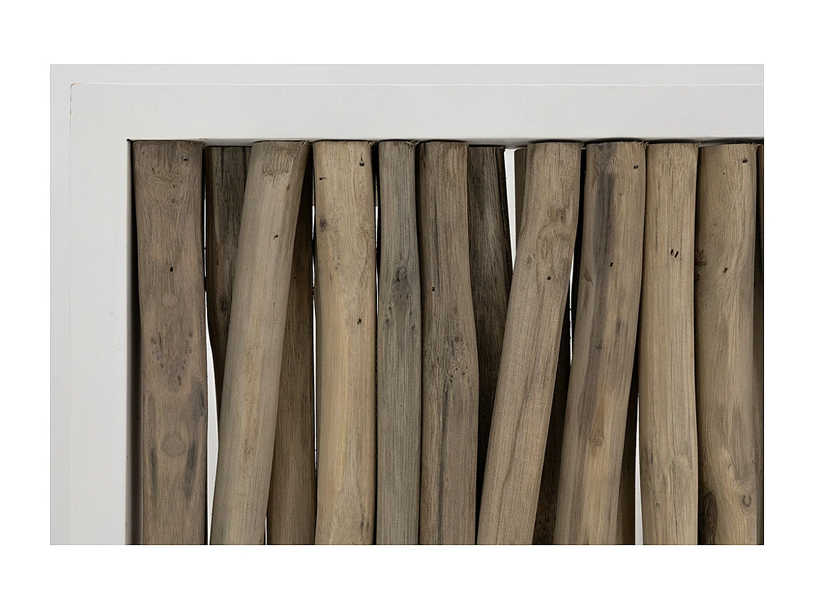 Décor mural branches de teck