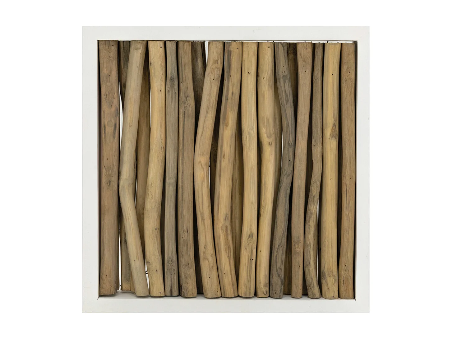 Décor mural branches de teck