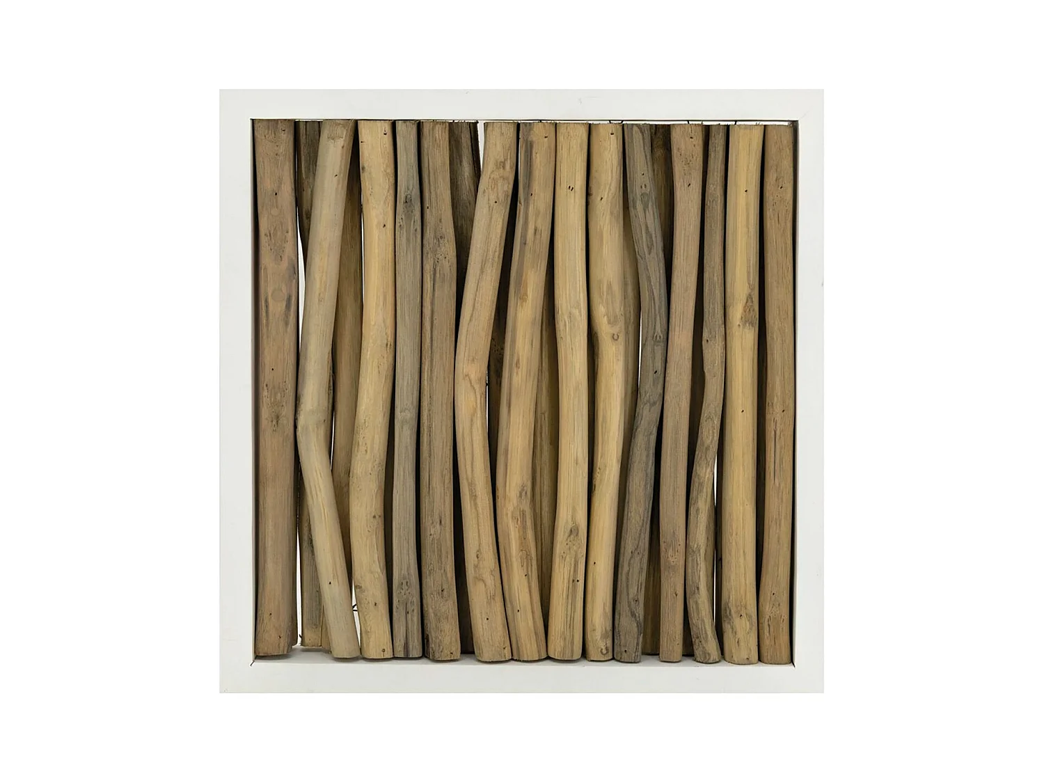 Décor mural branches de teck