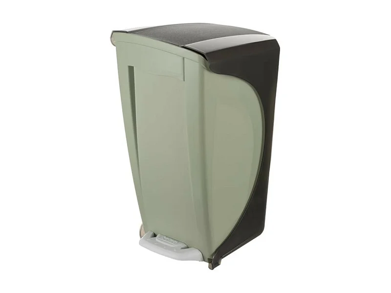Poubelle à pédale 17L - 23 x 30 x 43 cm - Vert sauge