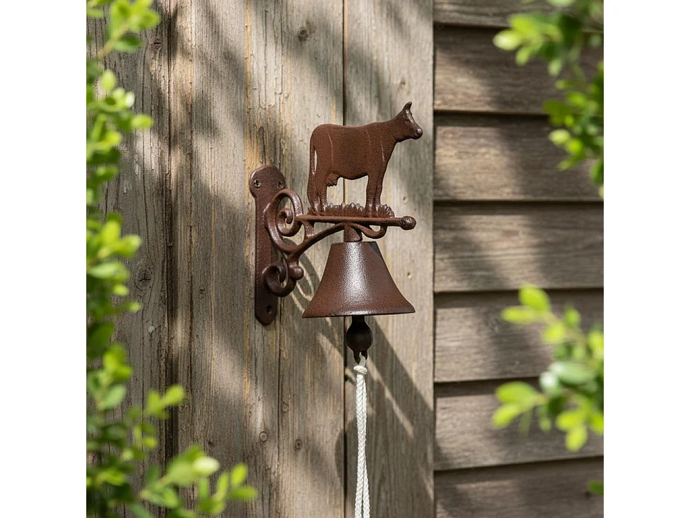 Cloche de jardin en fonte Vache