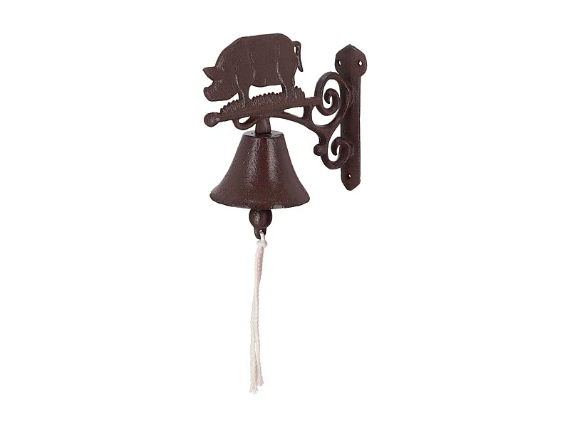 Cloche de jardin en fonte Cochon