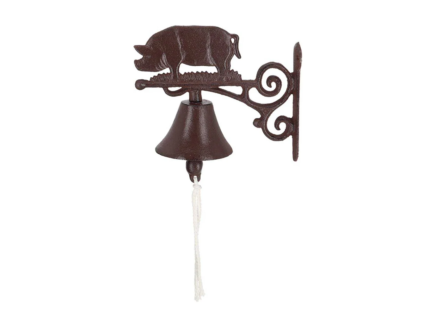 Cloche de jardin en fonte Cochon