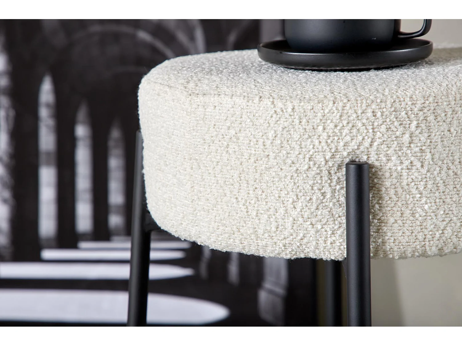Tucson tabouret de bar hauteur 70cm,blanc.