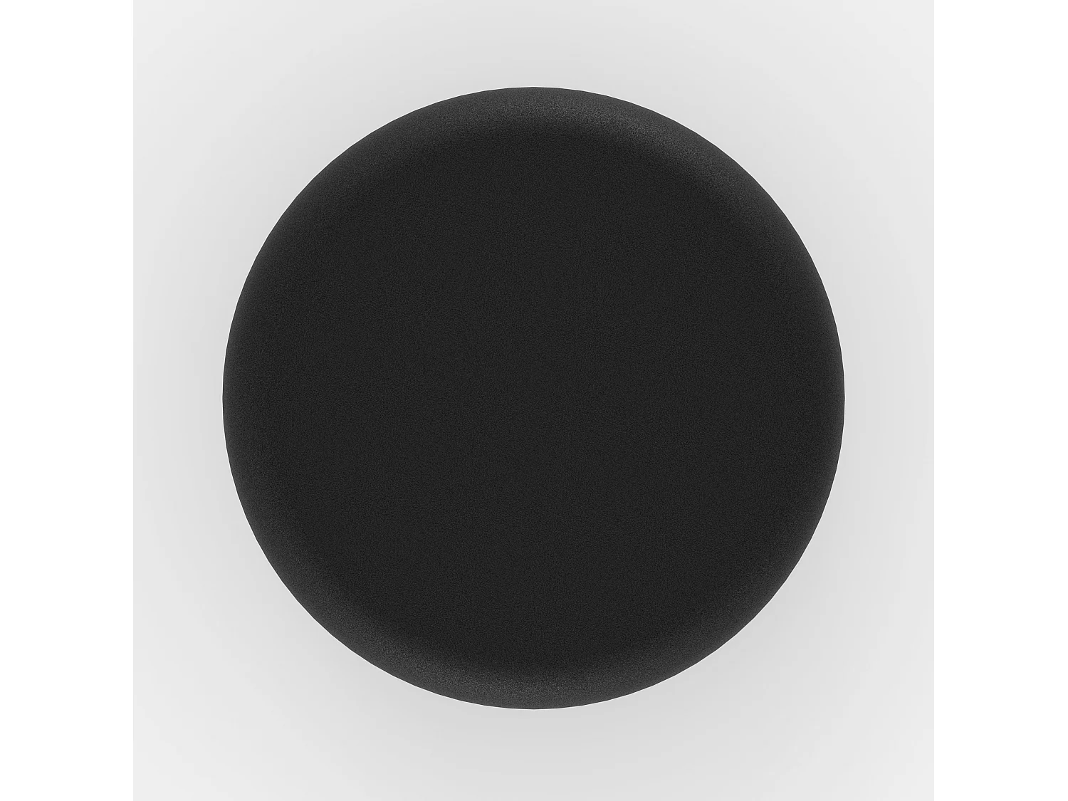 Mesa auxiliar redonda de metal negro - Cléo