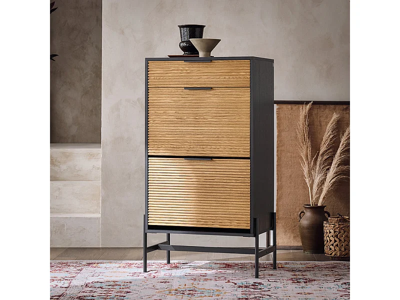 SoBuy Szafka na buty 64x40x115 cm HFSR03-SCH