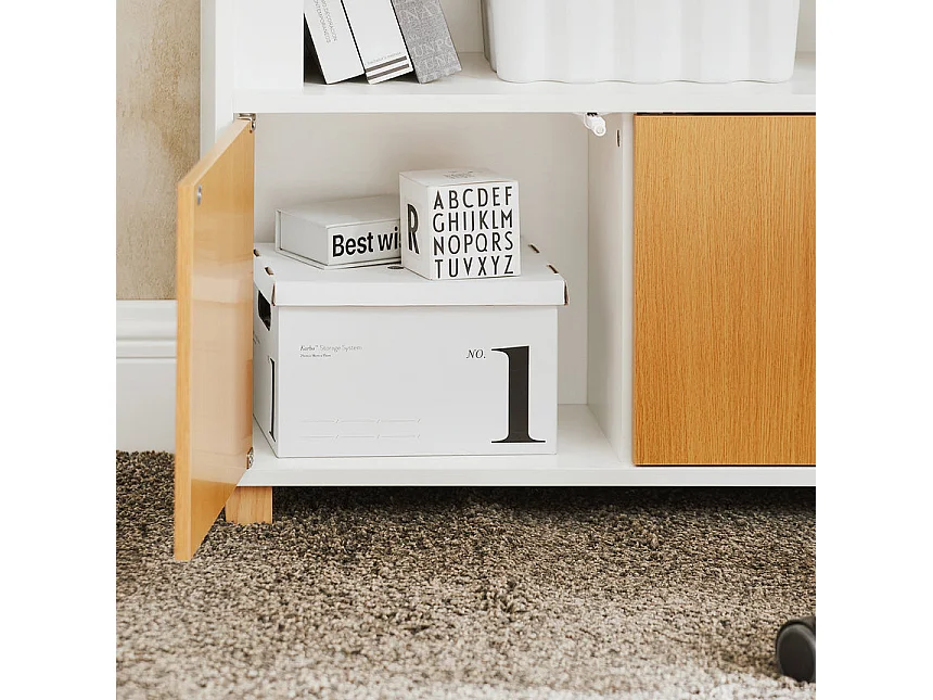 SoBuy Bureau Pliant, Table d'Ordinateur Rabattable avec Etagères, 70x25x108cm, FWT107-WN