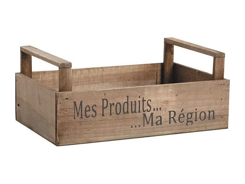 Caisse récolte Mes produits ma région