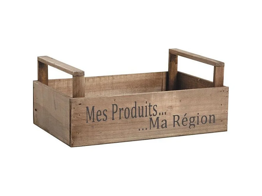 Caisse récolte Mes produits ma région