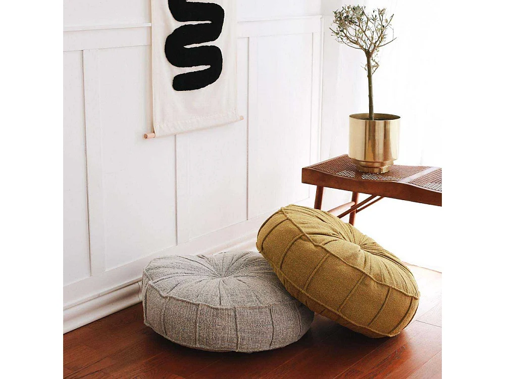 Coussin de sol effet bouclette Teddy