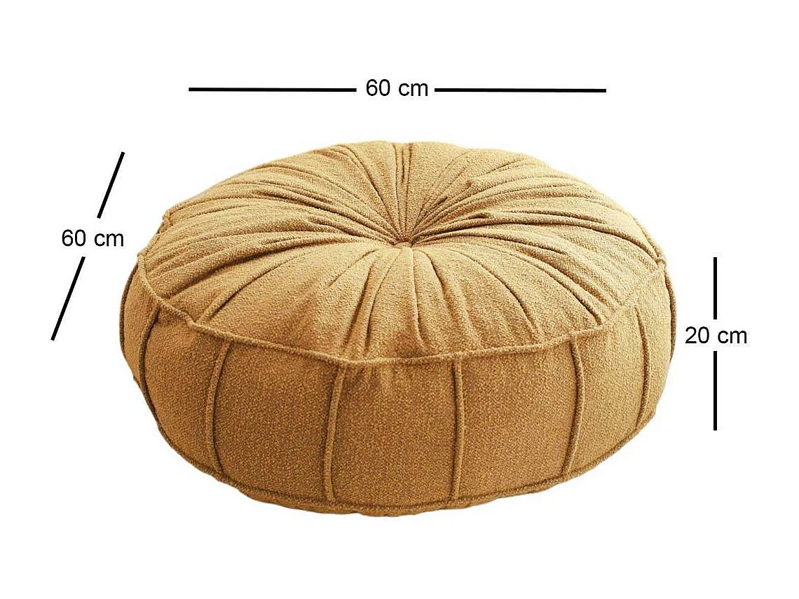 Coussin de sol effet bouclette Teddy