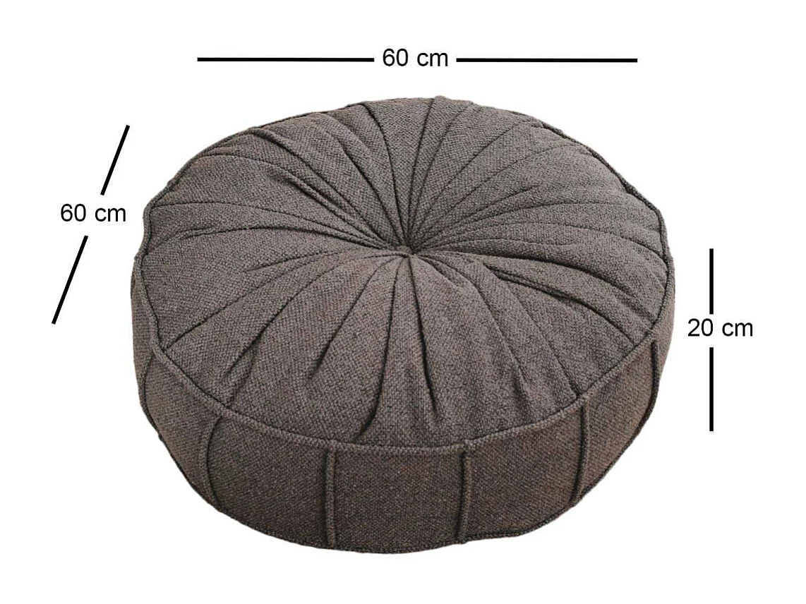 Coussin de sol effet bouclette Teddy