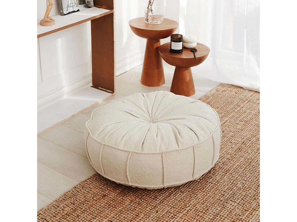 Coussin de sol effet bouclette Teddy