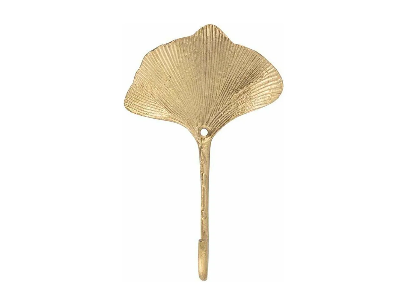 Patère en laiton recyclé Flora