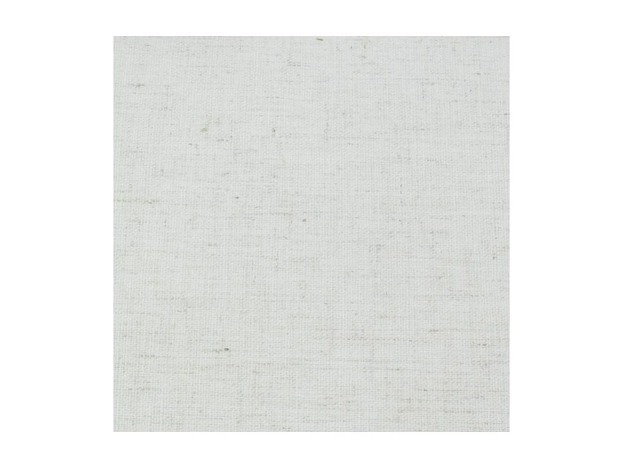 Banc en bois avec coussin en coton blanc