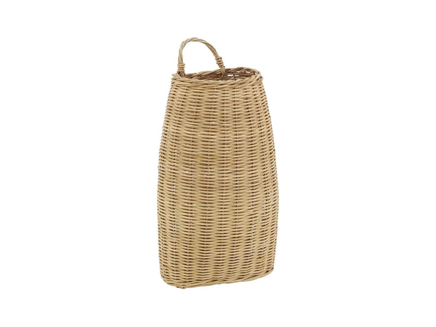 Hotte murale en rotin naturel