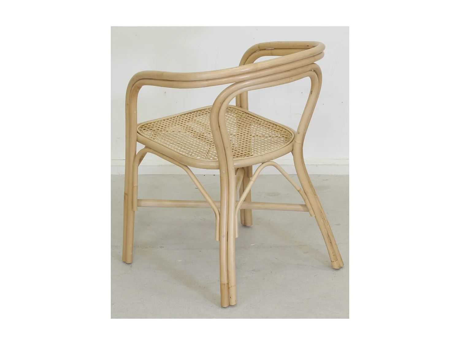 Fauteuil en rotin et cannage Design