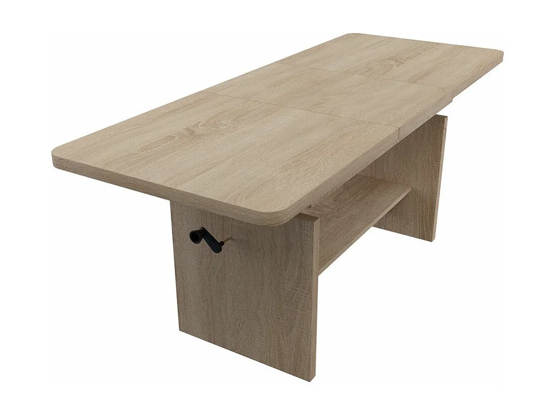 Tavolino per riviste Stanton 108, 59x62x116cm, Truciolare laminato, Angolare