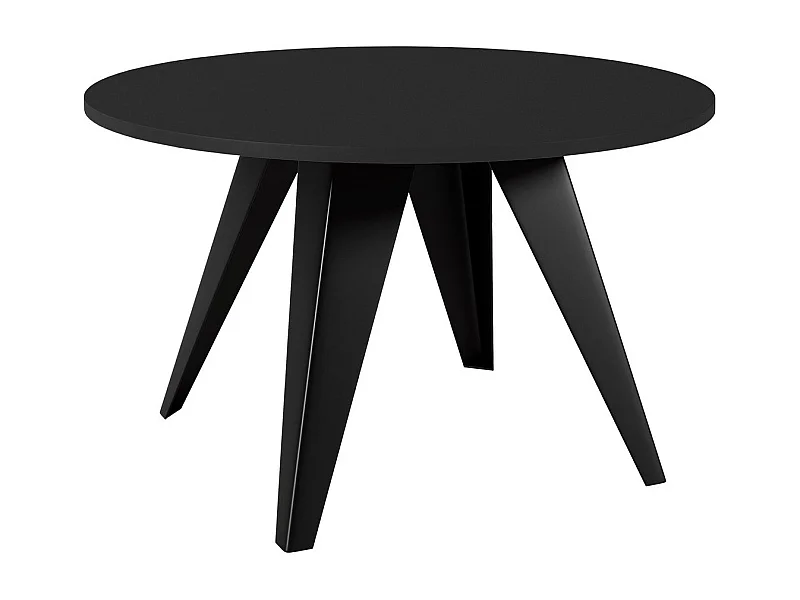 Mesa de centro Oswego 116, Diâmetro: 75, Placa de aglomerado laminado