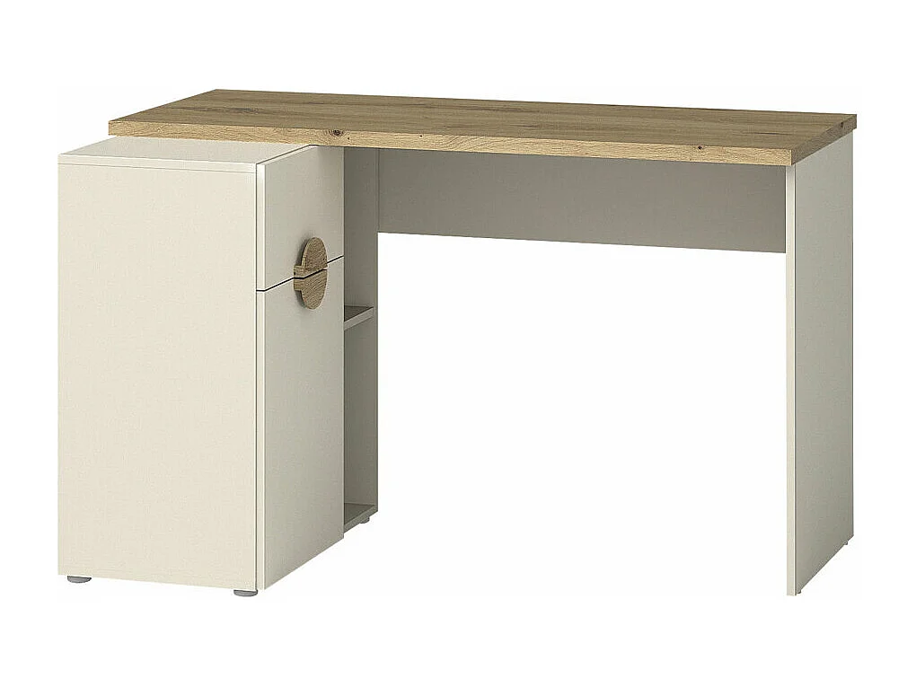 Bureau Morsoru 107, Avec tiroirs|Avec des portes, Le nombre de portes: 1, 80x130x54cm