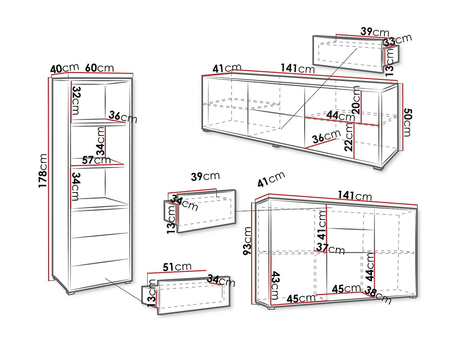Ensemble de salon Comfivo Fersoe 110