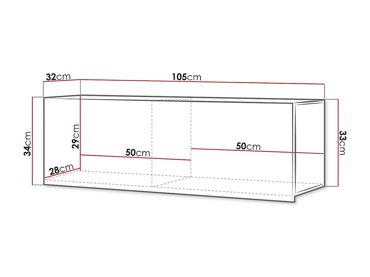 Armoire murale Tivdalu 101