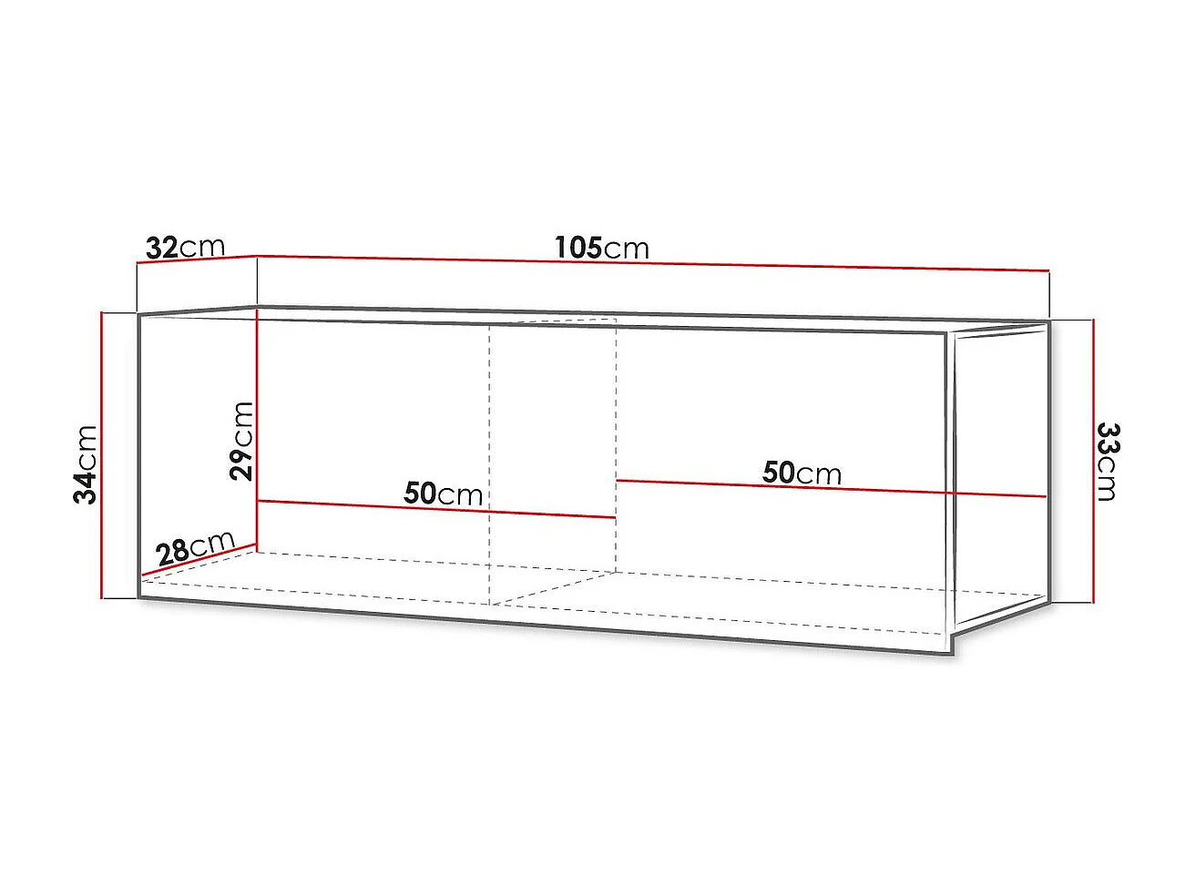 Armoire murale Tivdalu 101