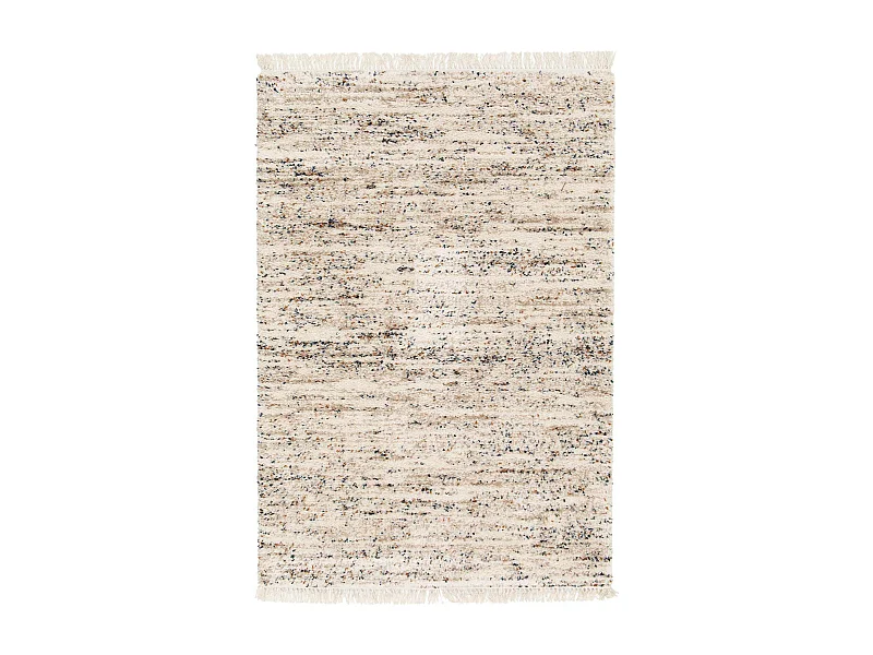 Tapis intérieur avec motif tacheté. crème. 80 x 150 cm