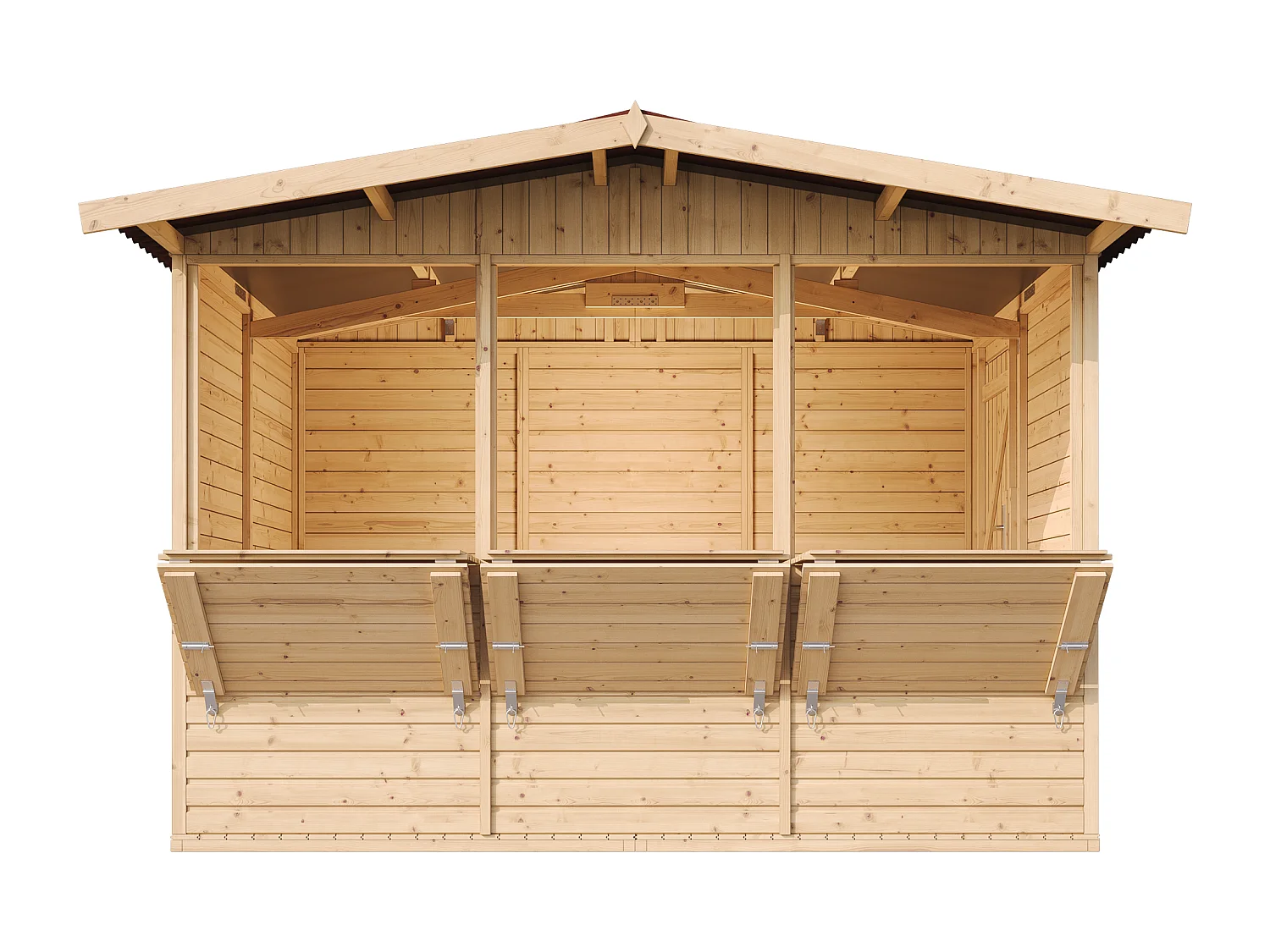 Caseta de Jardín de Madera - 336x263cm/6 m2 - TIMBELA M150A