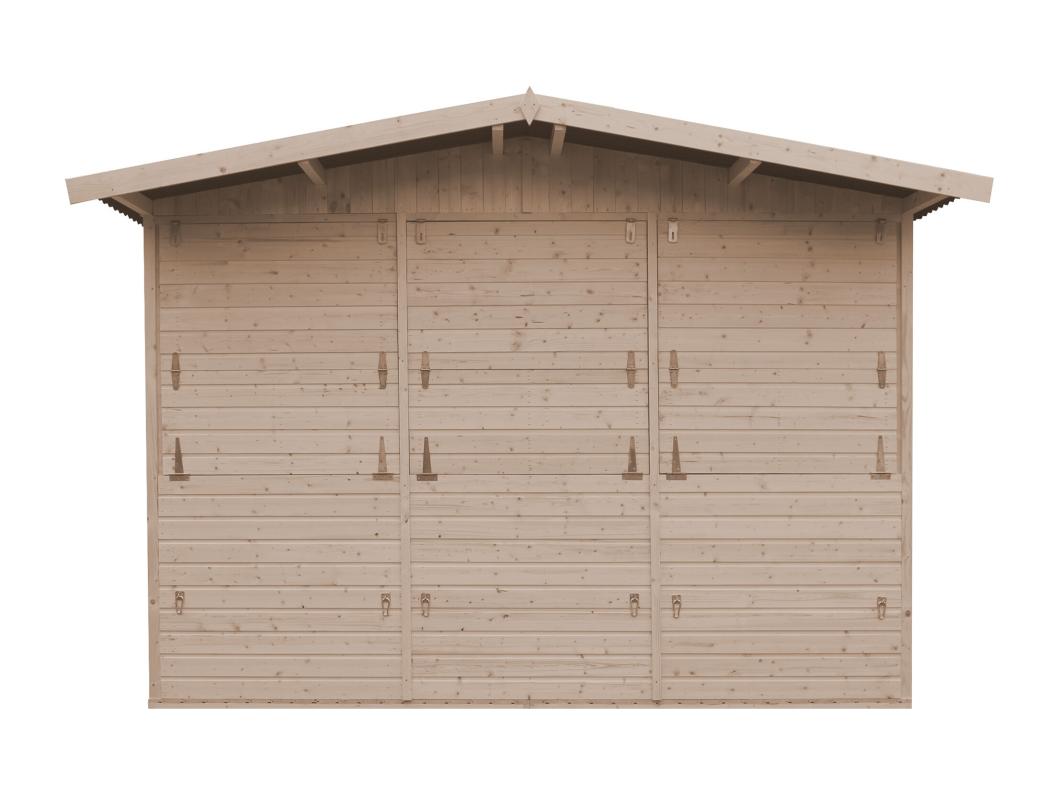 Caseta de Jardín de Madera - 336x263cm/6 m2 - TIMBELA M150A