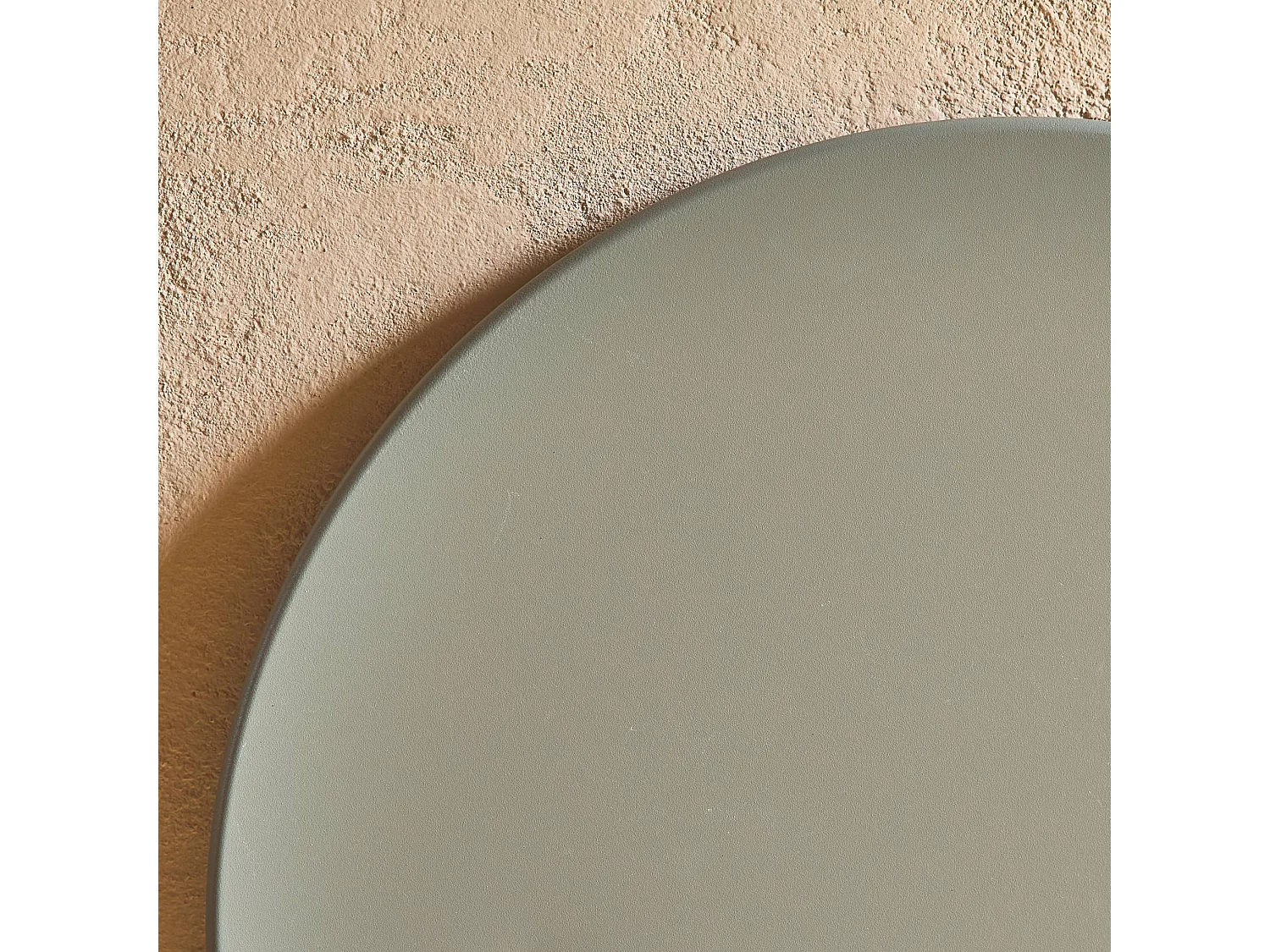 Table de jardin bistrot ronde Ø60cm pliable en acier thermolaqué