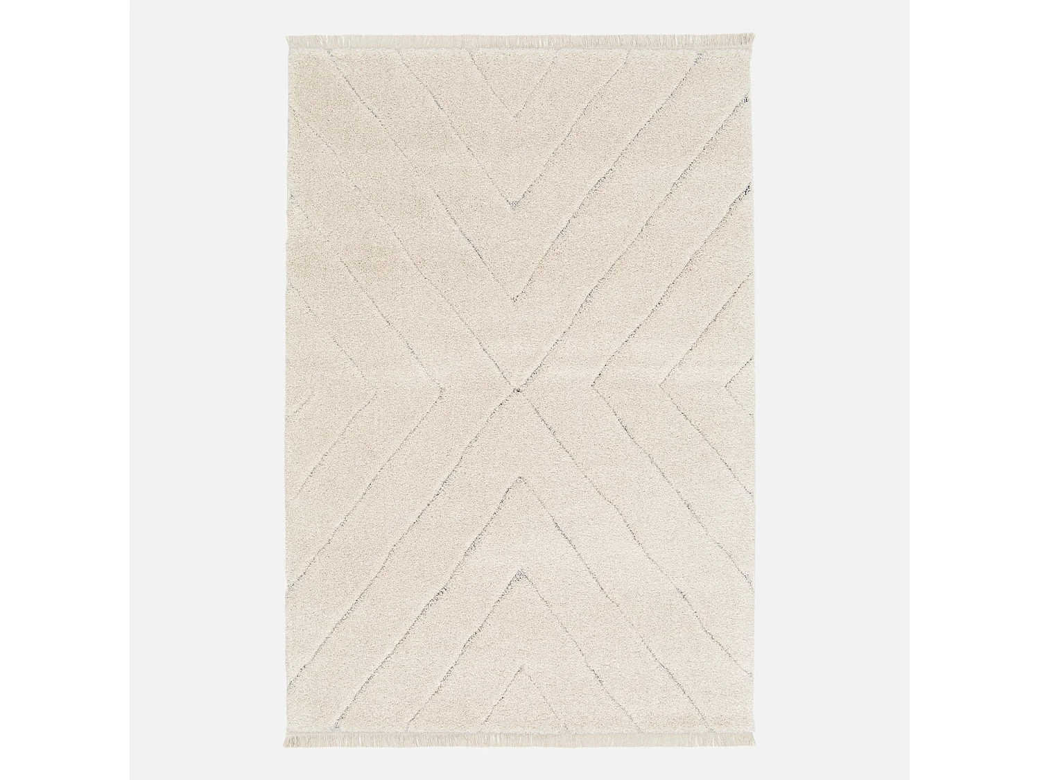 Tappeto interno tufted crema