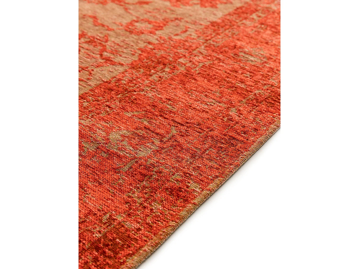Tapis tissé à plat Frencie Rouge 160x235 cm