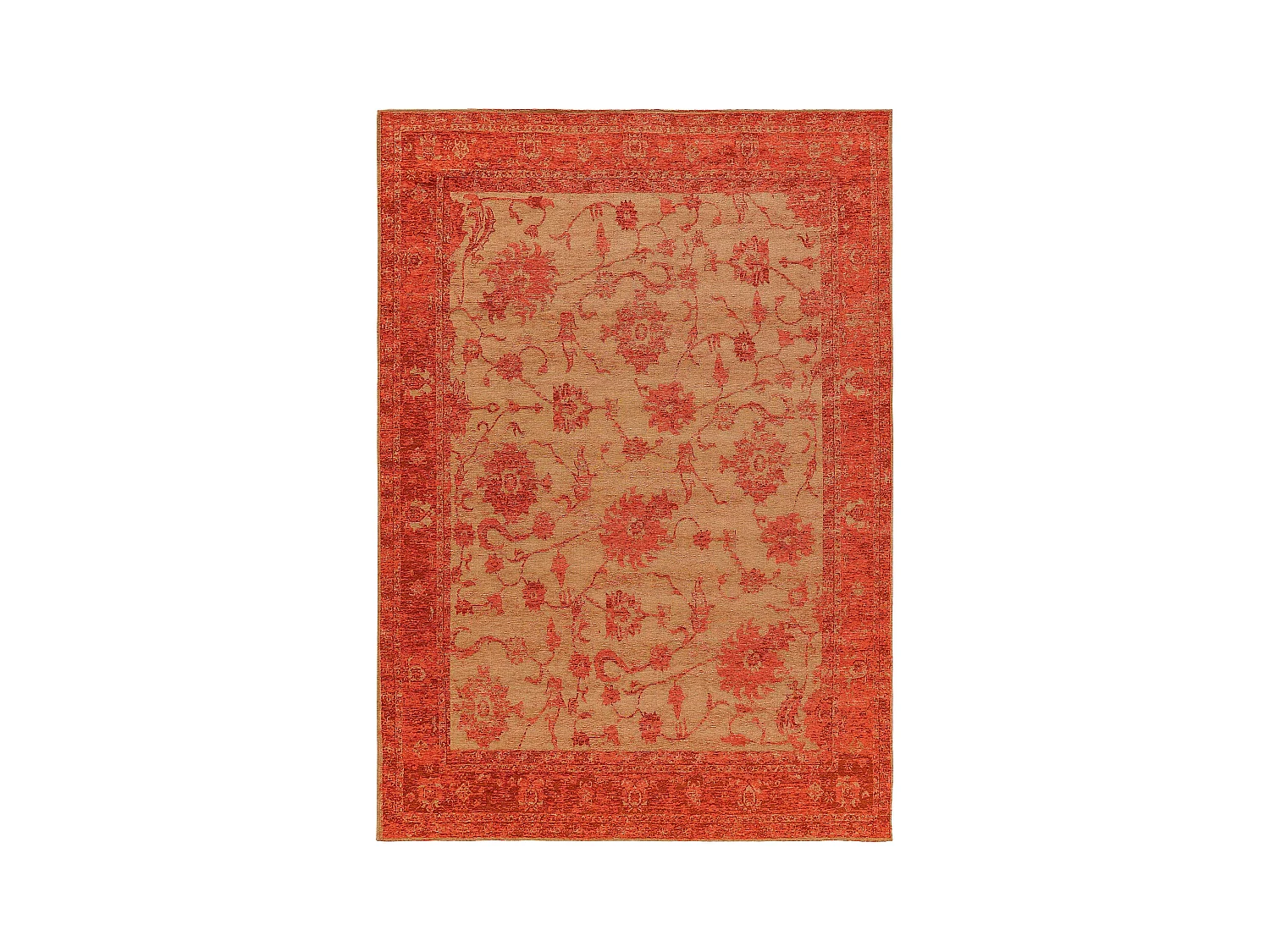 Tapis tissé à plat Frencie Rouge 240x340 cm