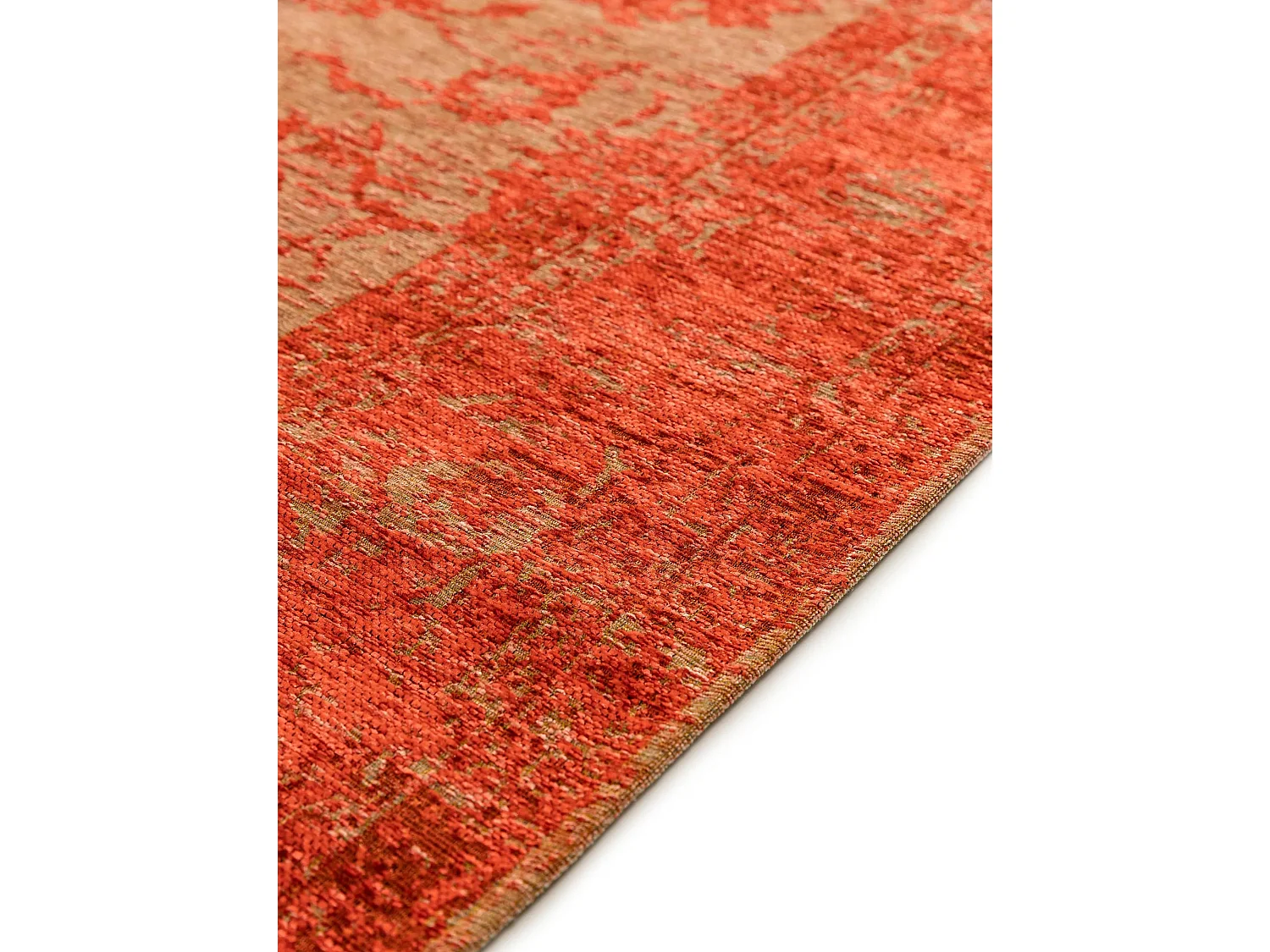 Tapis tissé à plat Frencie Rouge 200x285 cm